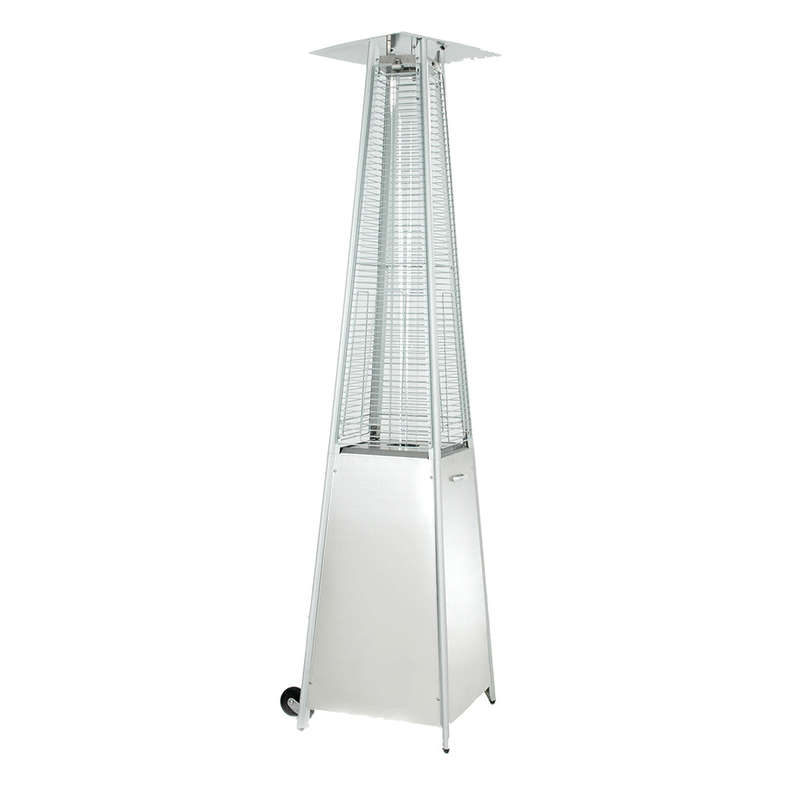Totai Glass Tube Patio Heater Stainless Steel
