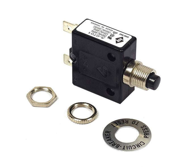 Circuit Breaker P/Mnt 250 Vac 15 A M11 Rnd Nut St 2 15 A