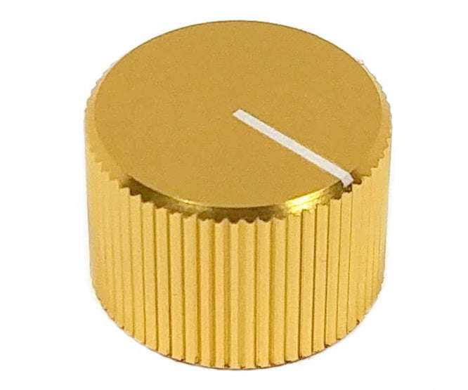 Metal Knob Od=15mm H=12.5 For 6.35mm Dia Shaft Gold 50/Box A 1512 Gold