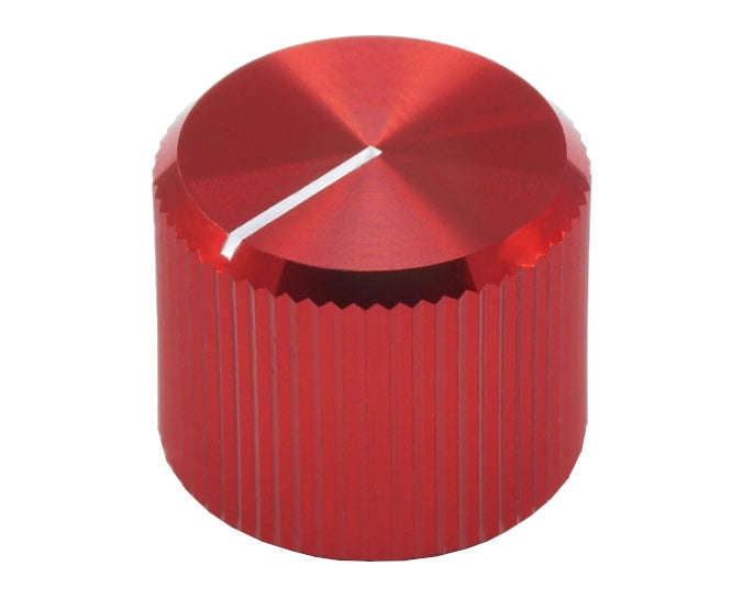 Metal Knob Od=15mm H=12.5 For 6.35mm Dia Shaft Red 50/Box A 1512 Red