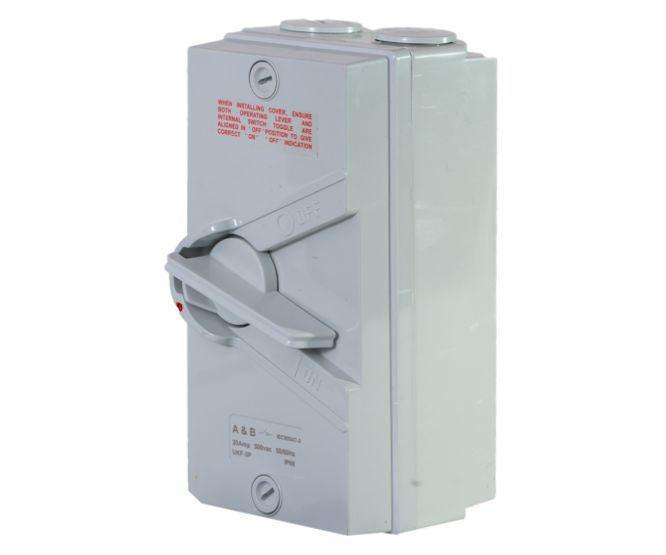 Load Break Switch 35 A 3 P 440 Vac Ip66 Encl.Lockable Isolator Abis335