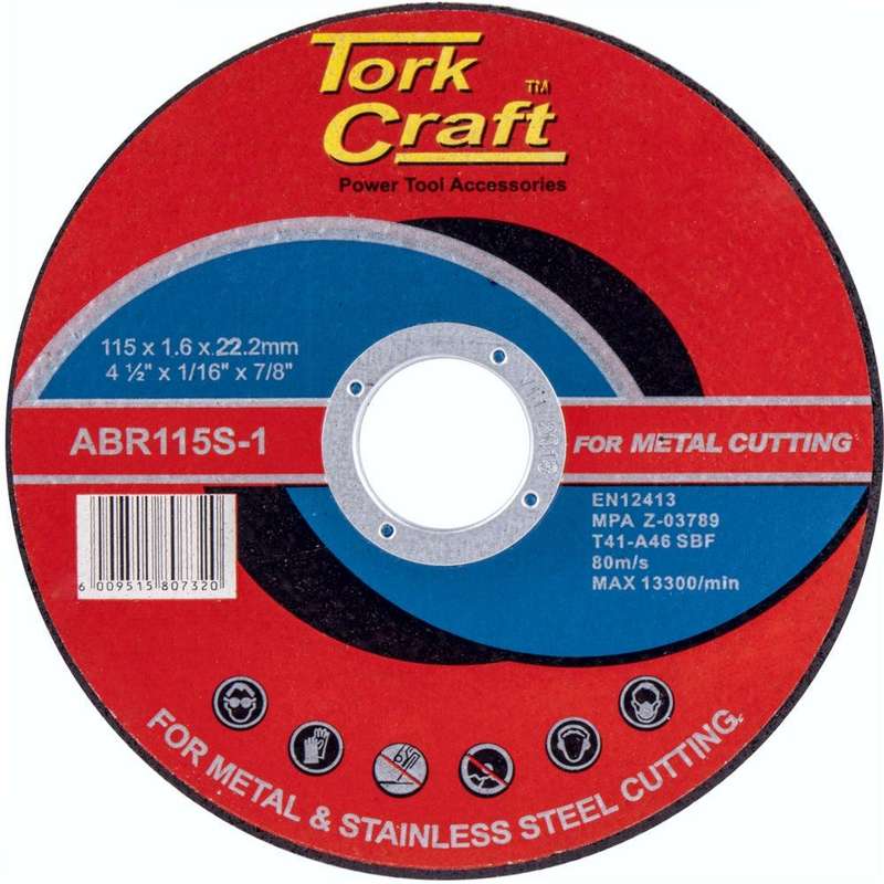 Cutting Disc Metal & Ss 115 X 1.6 X 22.2 Mm