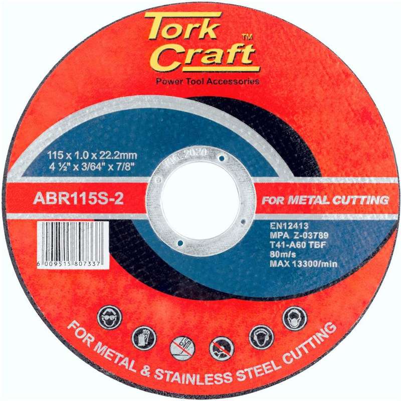 Cutting Disc Steel & Ss 115 X 1.0 X 22.2 Mm