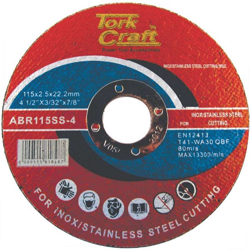 Cutting Disc Stainless Steel 115 X 2.5 X 22.22 Mm