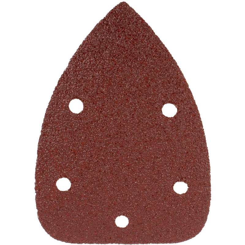 Sanding Triangle 60 Grit 140 X 140 X 98 Mm 5/Pack W/H Hook And Loop