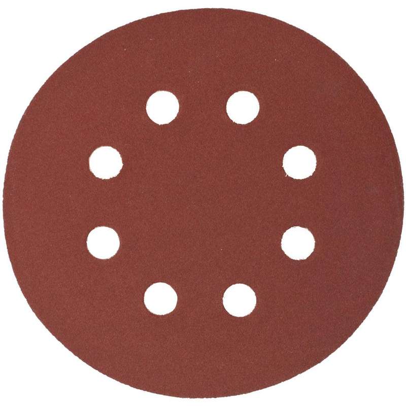 Sanding Disc 125 Mm 240 Grit With Holes 10/Pk Hook And Loop