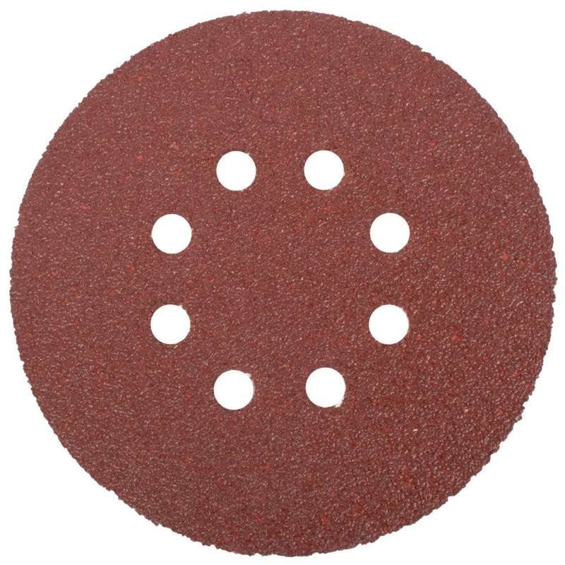 Sanding Disc 150 Mm 40 Grit With Holes 10/Pk Hook And Loop