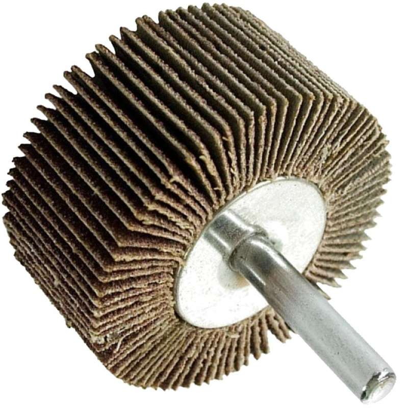 Flap Wheel 40 X 20 X 6 Mm Shaft 80 Grit Per Each
