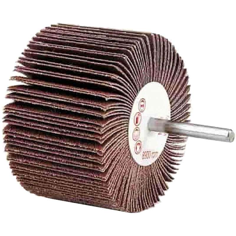 Flap Wheel 40 X 30 X 6 Mm Shaft 80 Grit Per Each