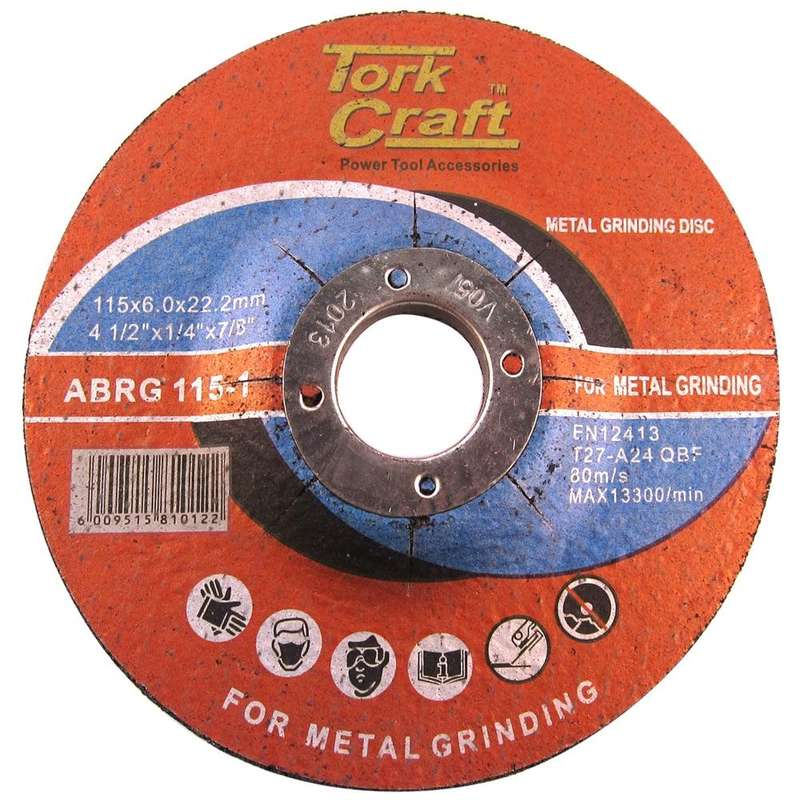 Grinding Disc For Steel 115 X 6.0 X 22.2 Mm