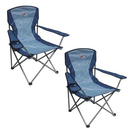 Afritrail Bushbuck Camp Chair 120kg 2 Pack