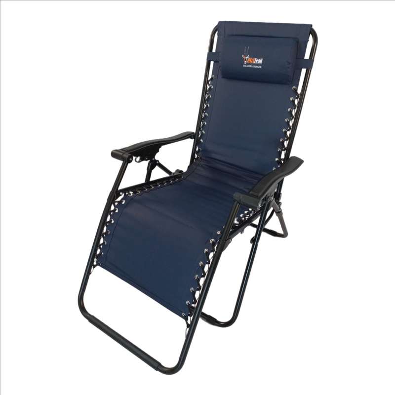 Afritrail Deluxe Lounger Folding Relax Chair 130kgs