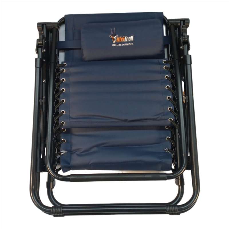 Afritrail Deluxe Lounger Folding Relax Chair 130kgs