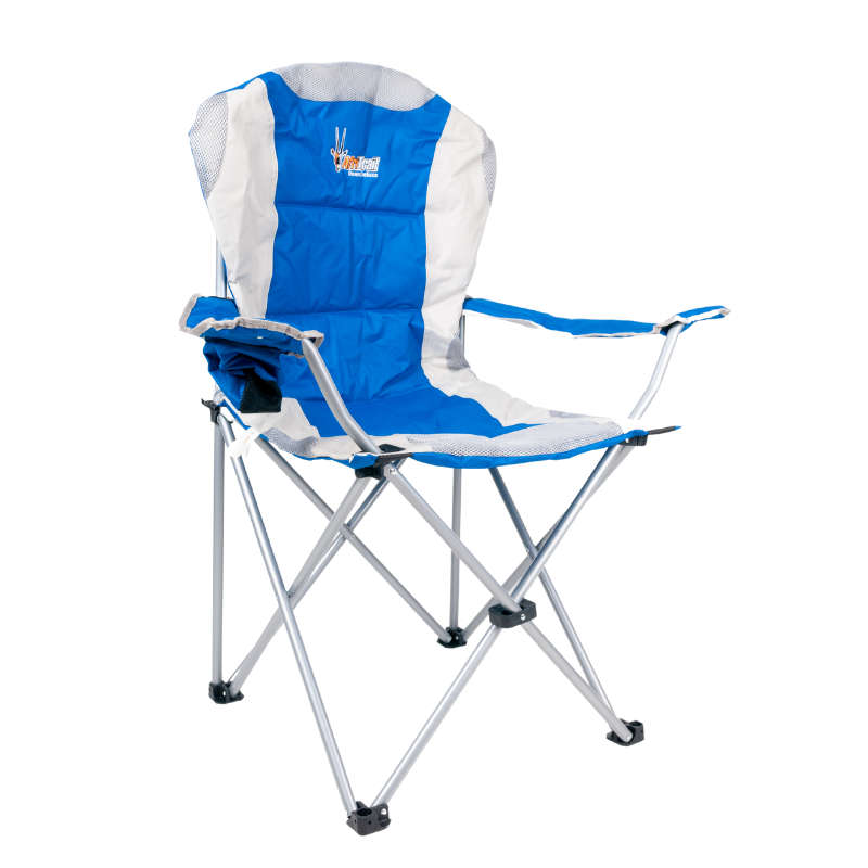 Afritrail Roan Deluxe Padded Chair Blue 140kg