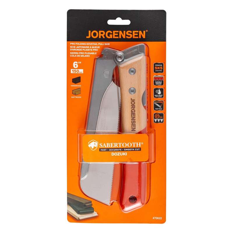 Jorgensen 150 Mm Folding Dovetail Pull Saw