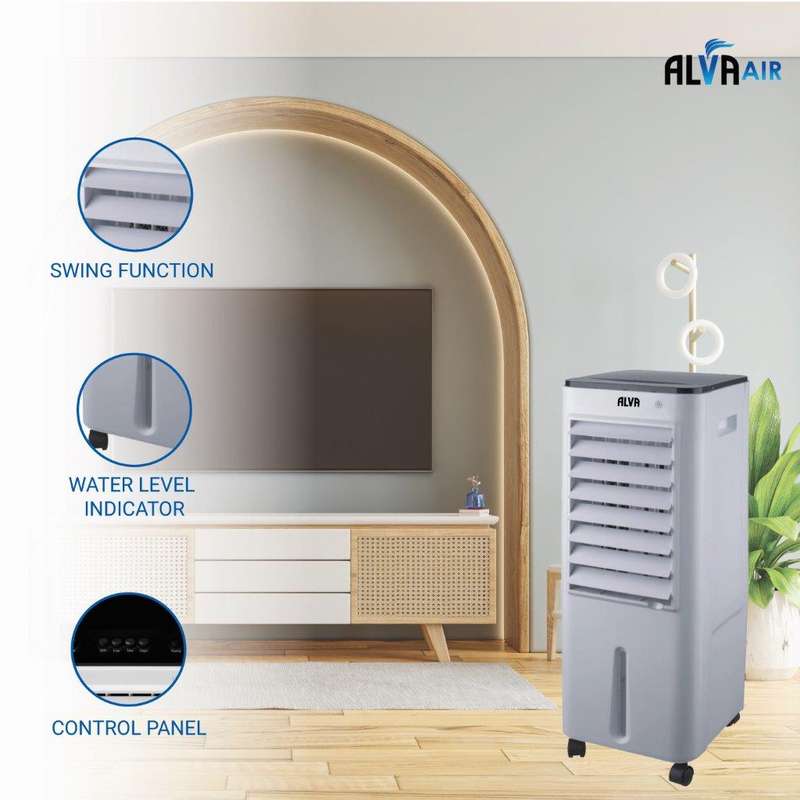 12 L Evaporative Air Cooler With Timer, Remote Control | Fan | Humidifier