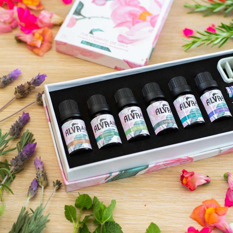 Essential Oils 9 Pc Set For Aromatherapy Diffusers