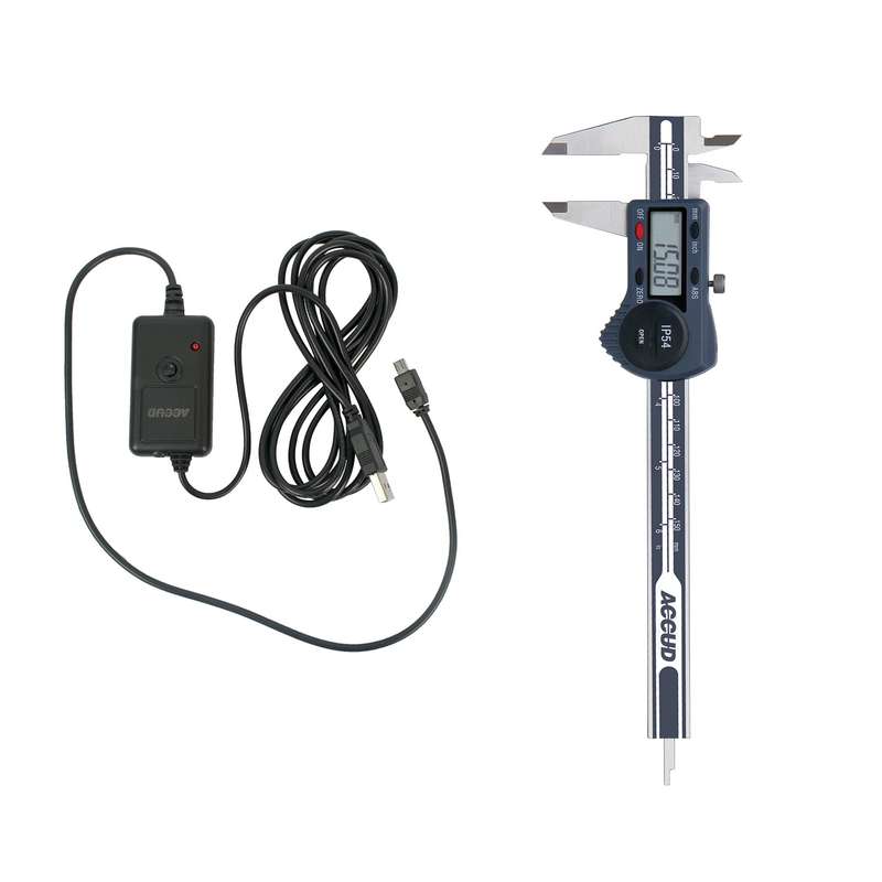 Dig. Caliper 200 Mm 0.03 Mm Acc. S/Steel + Data Cable 100 11