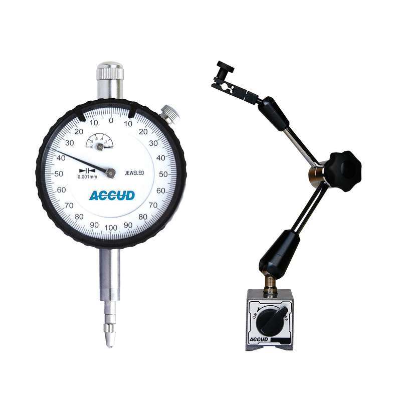 Universal Magnetic Stand 80 Kgf With Dial Indicator 10 Mm 0.01 Mm Grad.