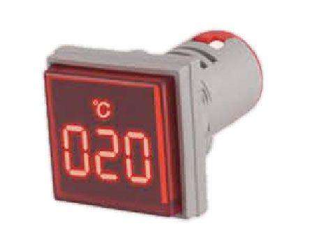 Indicator Thermometer 22 Mm Square Red Pl Ad101 22 Tms R