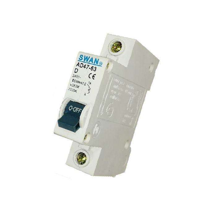 Mini D/R Circuit Breaker 3 Ka D Curve 1 P 63 A Cb Ad47 3163 D *R*