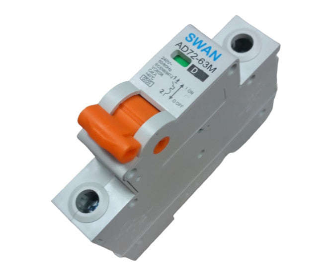 Circuit Breaker Din 50 A 1 P 6k A D Curve Ad72 63 M 6150 D