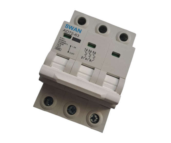 Circuit Breaker Din 20 A 3 P 6k A C Curve Ad72 63 M 6320