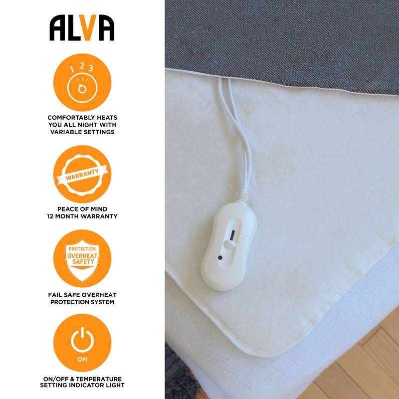 Tie Down Electric Blanket (Alva)