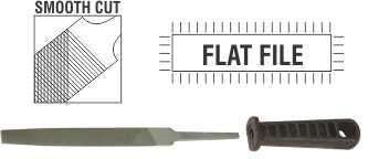 File Afile Flat Smooth 200 Mm P/P
