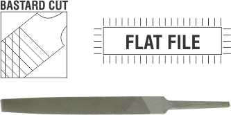 File Afile Flat Bastard 150 Mm Bulk