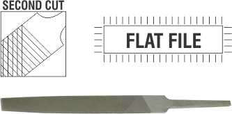 File Afile Flat 2 Nd Cut 100 Mm Bulk