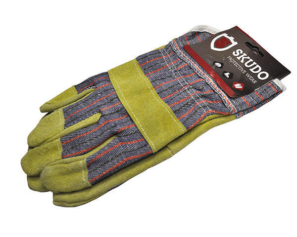 Skudo Gloves Pigskin Candy Stripe