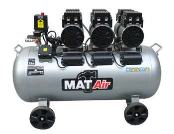 Compressor Matair 100 Lt 3 Hp Oil Less