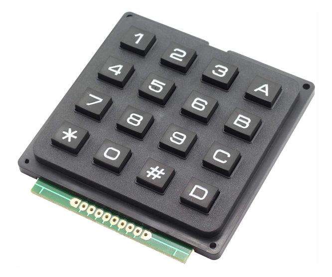 Keypad 4x4 0 9, A D, *,# Ak 1604 N Bbw