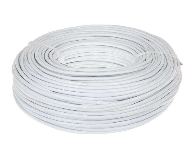 Wire M/S Csa=0.22 Od=3mm 4 C Tel/Com White Flex Cable 100m/Roll H444 C22 Wh