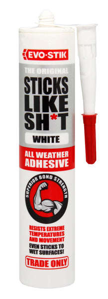 Evo Stik Sticks Like Sh*T 290 Ml White