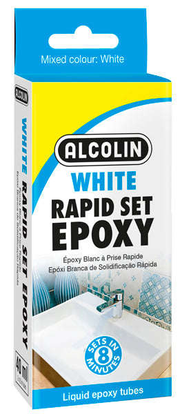 Alcolin Epoxy Liq Rapid Set White 2 X20 Ml