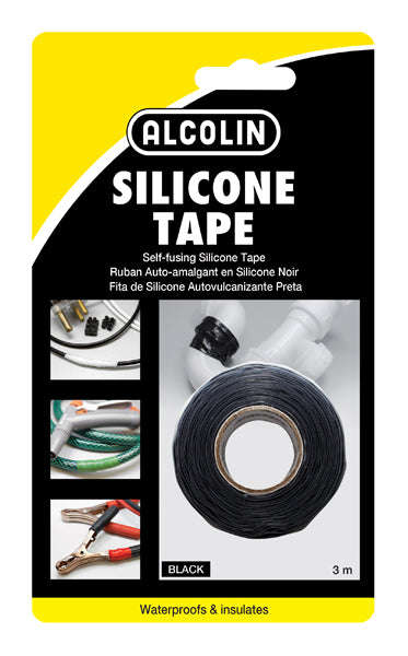 Alcolin Silicone Tape 3 M Black 005 81