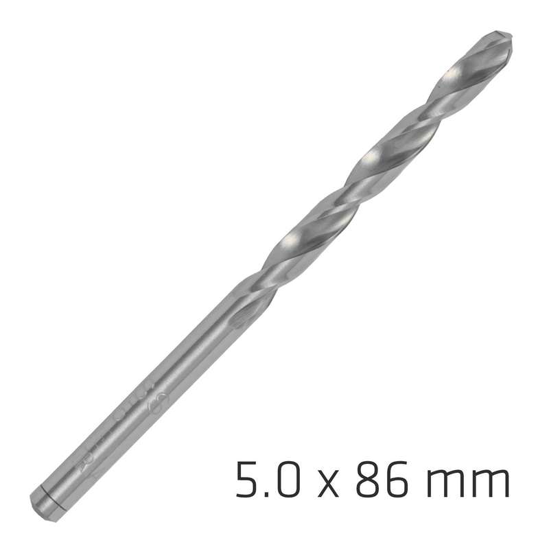 Alpen Pro Hss 5 Mm Drill Din 338 Rn 135 Split Point Plastic Wallet (1