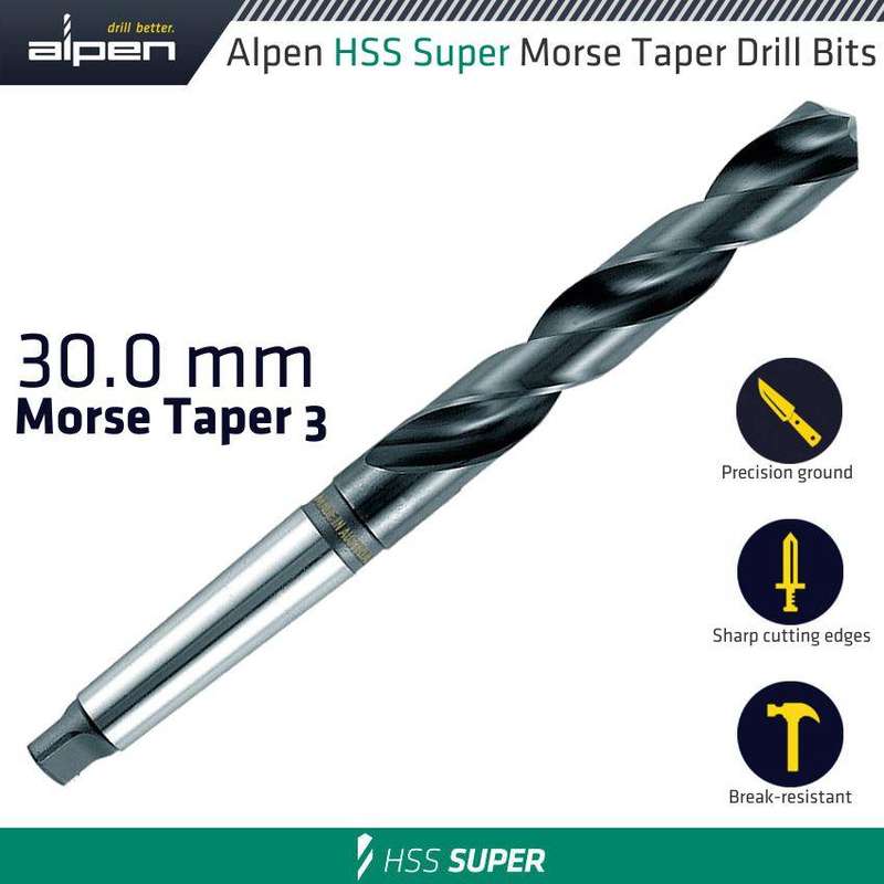Hss Super 30 Mm Morse Taper 3 Shank