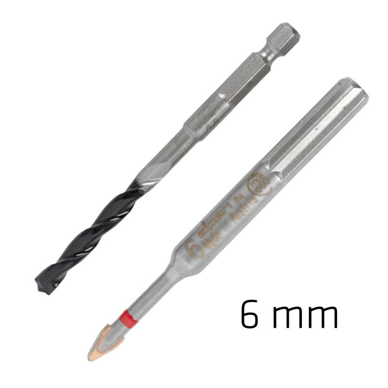 6.0 Mm Porcelain & Concrete C Protector Drill Bit Set Tile