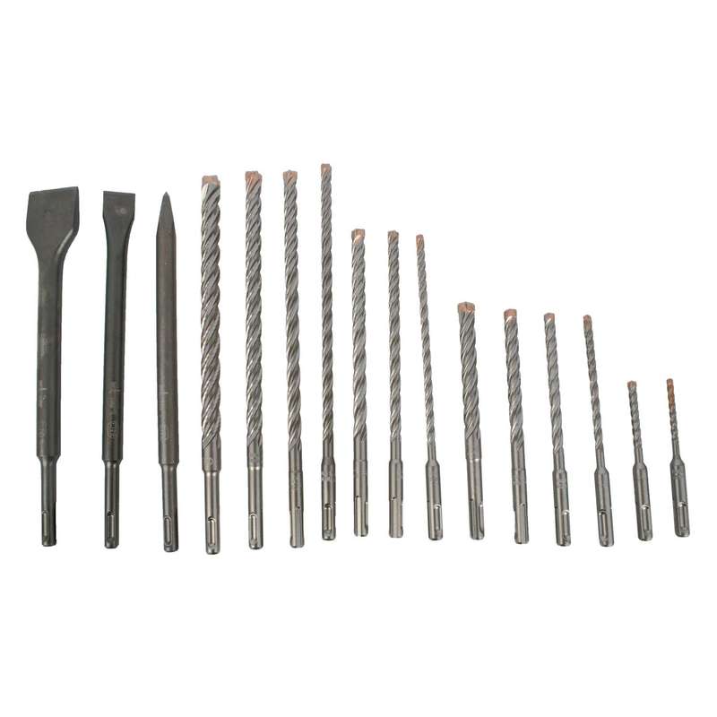 Force X Sds Plus Kit16 16 Pcs. Drills 110 Mm 5 6 160 Mm 6 8 10 12 210 M