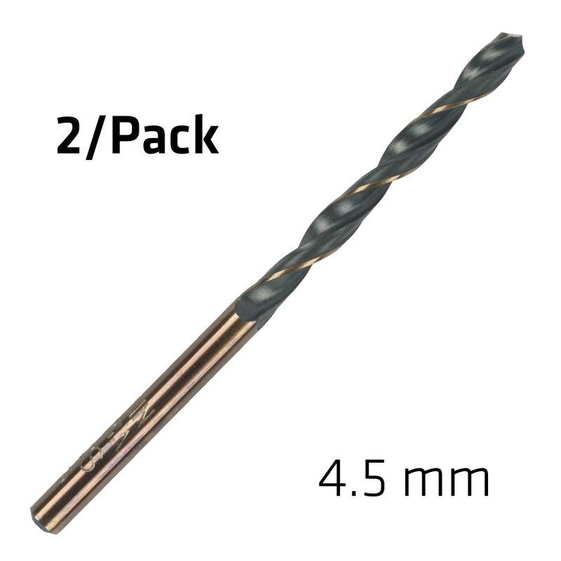 Hss Sprint Master 4.5 Mm X2 Sleeved Din338 Alpen Drill Bit