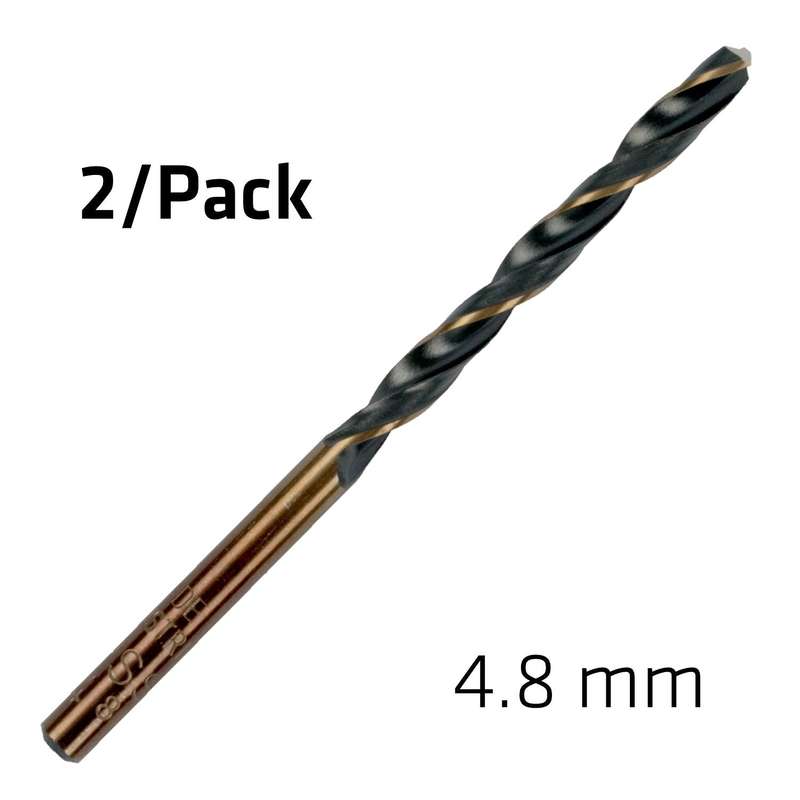 Hss Sprint Master 4.8 Mm X2 Sleeved Din338 Alpen Drill Bit
