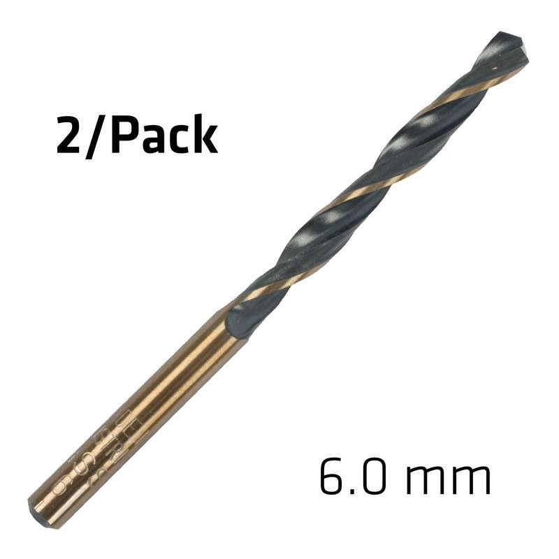Hss Sprint Master 6.0 Mm X2 Sleeved Din338 Alpen Drill Bit