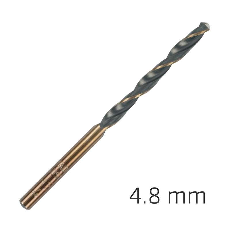 Hss Sprint Master 4.8 Mm 10 Pack Hang Tag Din 338 Alpen Drill Bits