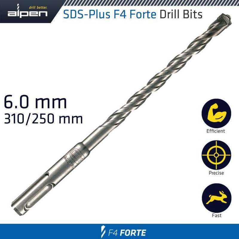 Sds Plus Bit 310 X 250 Mm 6 Mm Bulk