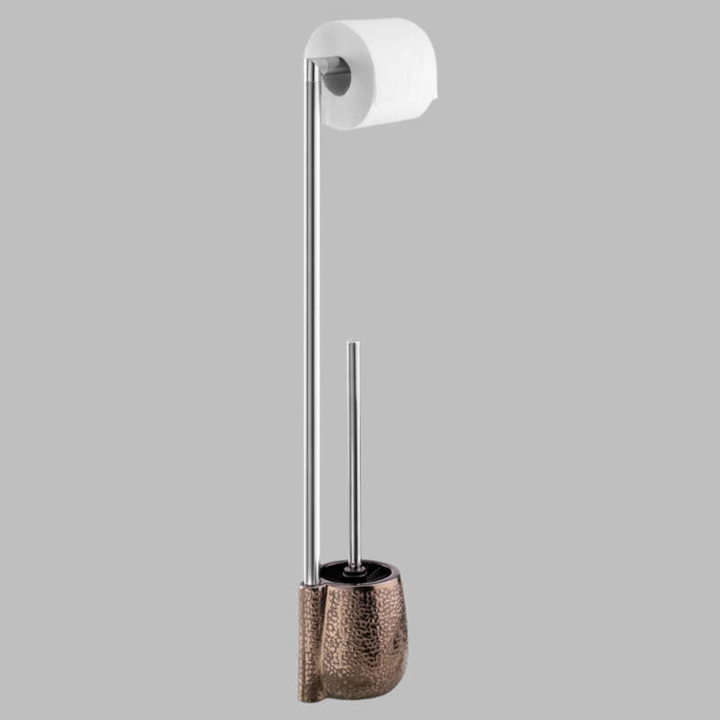 Freestanding Toilet Brush & Roll Holder Ceramic Marrakesh