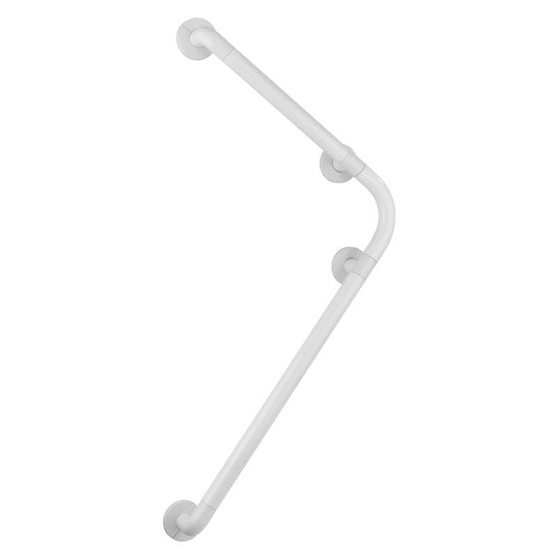 Bathroom Grab Rail Secura White 90° 55 5x78cm