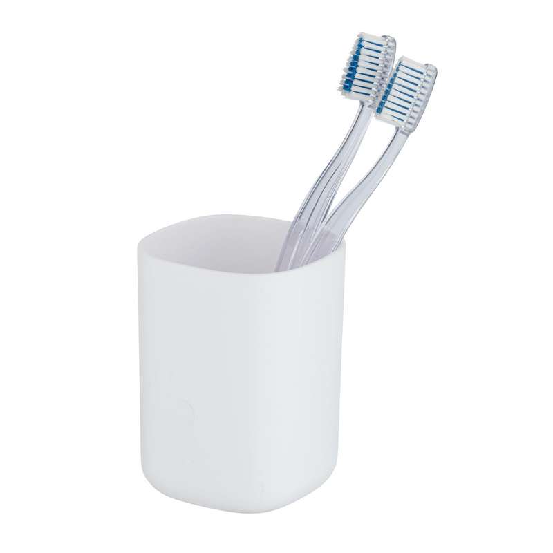 Wenko Toothbrush Tumbler - Davos - White Matte